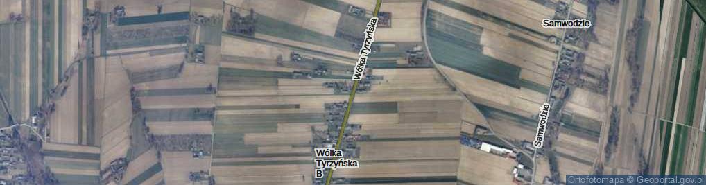 Zdjęcie satelitarne Wólka Tyrzyńska ul.